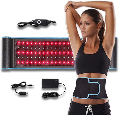 RegeNEase – Opove Red Light Therapy Belt with Portable Power Controller Near-Infrared Light Therapy for Tissue Repair Resolve Inflammation Relieve Back Pain 660nm & 850nm Wavelengths New Version R2